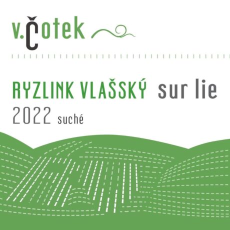 Ryzlink vlašský 2022 - sur lie naturální víno