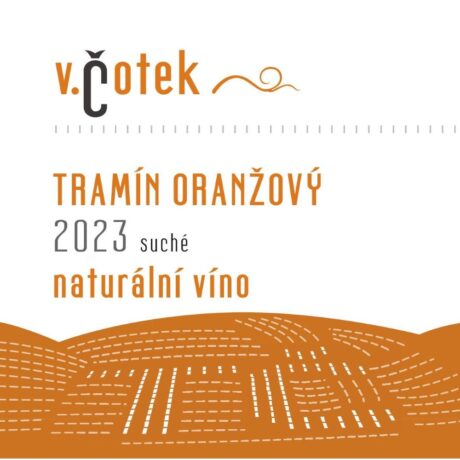 Tramín oranžový 2023 naturální víno